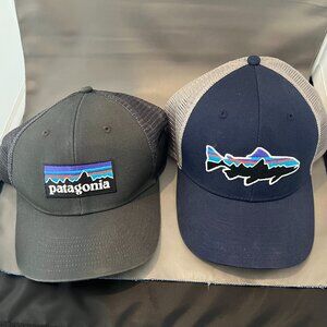 Two Patagonia Trucker Hats